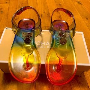 MICHAEL KORS Girl's Rainbow HARMONY LOCK Sandal